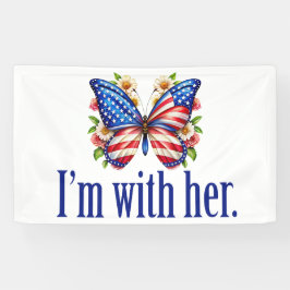 Ich bin mit ihrer Kamala Harris für Präsident Butt Banner