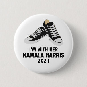 Ich bin mit ihrer Kamala Harris Unterstützung Kama Button