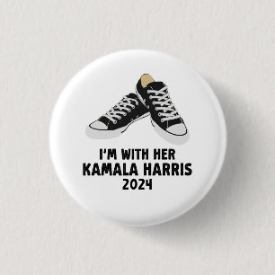 Ich bin mit ihrer Kamala Harris Unterstützung Kama Button