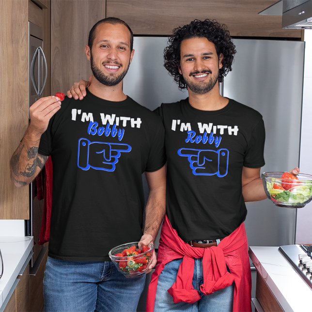 Ich bin mit Individuelle Name, der Verlassen Freun T-Shirt (Von Creator hochgeladen)