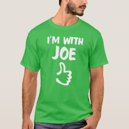 Ich bin mit Joe-Shirt - Kleeblatt-Grün T-Shirt