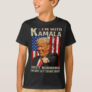 Ich bin mit Kamala nur kidding Ich bin kein Ing Id T-Shirt