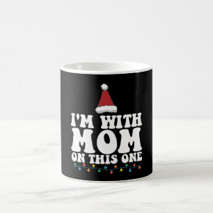 Ich bin mit Mama auf dieser Weihnachtsfamilie, die Kaffeetasse