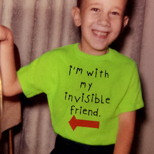 Ich bin mit meinem unsichtbaren Freund zusammen T-Shirt