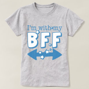 Ich bin mit meiner BESTE FREUNDIN (Doppelpfeil) T-Shirt