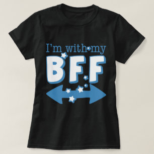 Ich bin mit meiner BESTEN FREUNDIN (doppelter T-Shirt