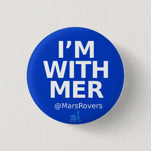 "Ich bin mit MER" Kampagne Knopf Button