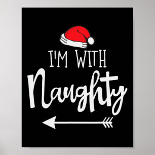 Ich bin mit netten Weihnachten zwei Geschenkkostüm Poster