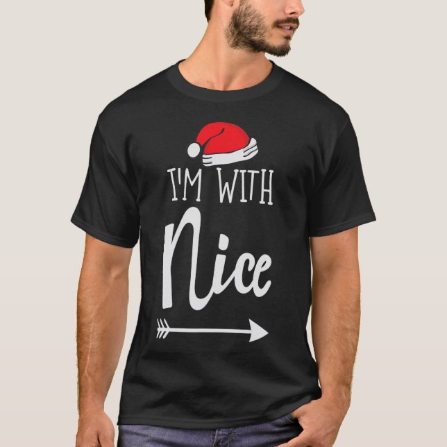 Ich bin mit netten Weihnachten zwei Geschenkkostüm T-Shirt (Vorderseite)