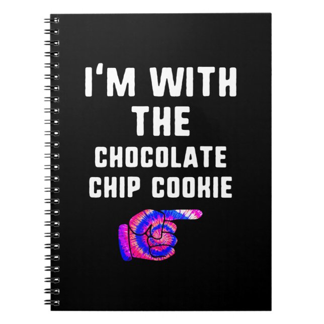 Ich bin mit Schokolade Chip Cookie | GEFÄRBTE KRAW Notizblock (Vorderseite)