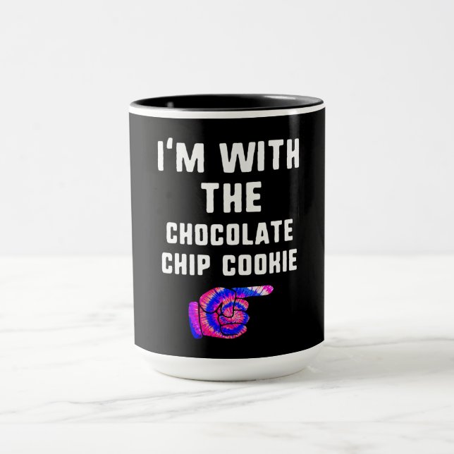 Ich bin mit Schokolade Chip Cookie | GEFÄRBTE KRAW Tasse (Zentrum)