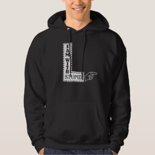 Ich bin mit stupiden Punkten genau Hoodie