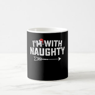 Ich bin mit unartigen passenden Weihnachtspaaren Kaffeetasse