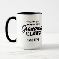 Ich bin Mitglied des Oma Club Baby Reveal Coffee
