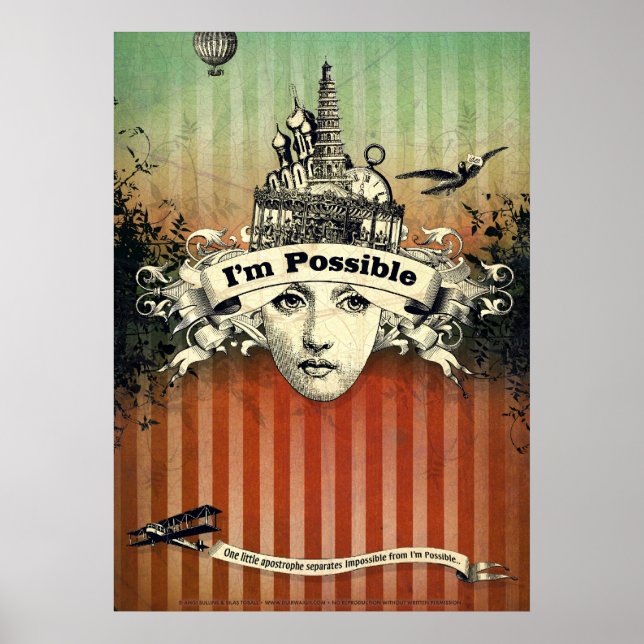 Ich bin möglich (Print) Poster (Vorne)