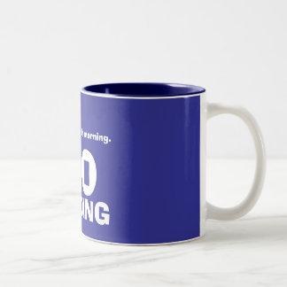 Ich bin morgens., NEIN verschrob und SCHERZE Zweifarbige Tasse