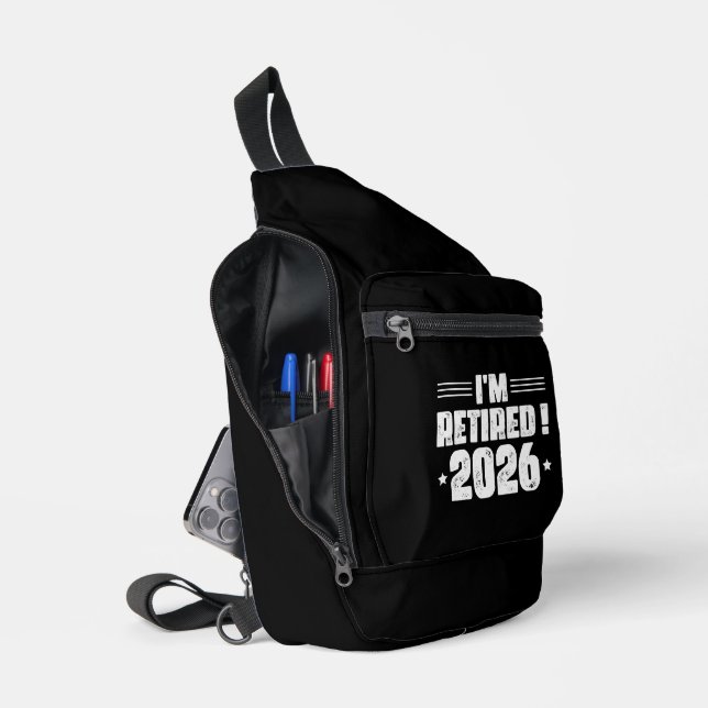 Ich bin müde! 2026 - Feiern im Stil Crossbody Bag (Offen)
