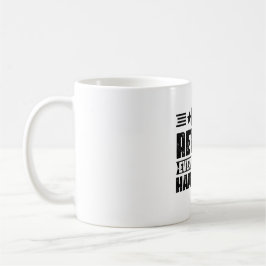 Ich bin müde, jede Stunde ist eine glückliche Stun Kaffeetasse