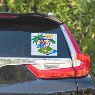 Ich bin müde. Jeden Tag ist Samstag Aufkleber