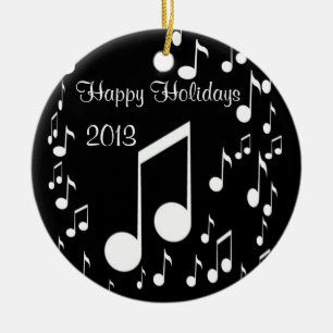 Ich bin Musik, glückliche Ferien 2013_ Keramik Ornament
