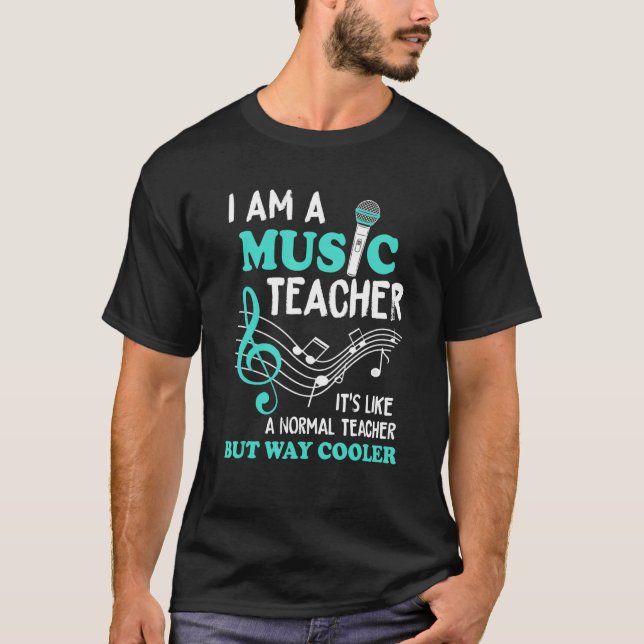 Ich bin Musiklehrer wie normaler Lehrer, aber in d T-Shirt (Vorderseite)
