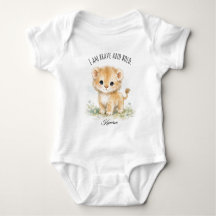„Ich bin mutig und kühn“ Baby Shower Süßer kleiner