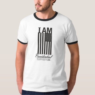 ICH BIN mutige präsidentialbuchstaben mit T-Shirt