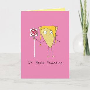 Ich bin Nacho Valentine - Grußkarte zum Valentinst Karte