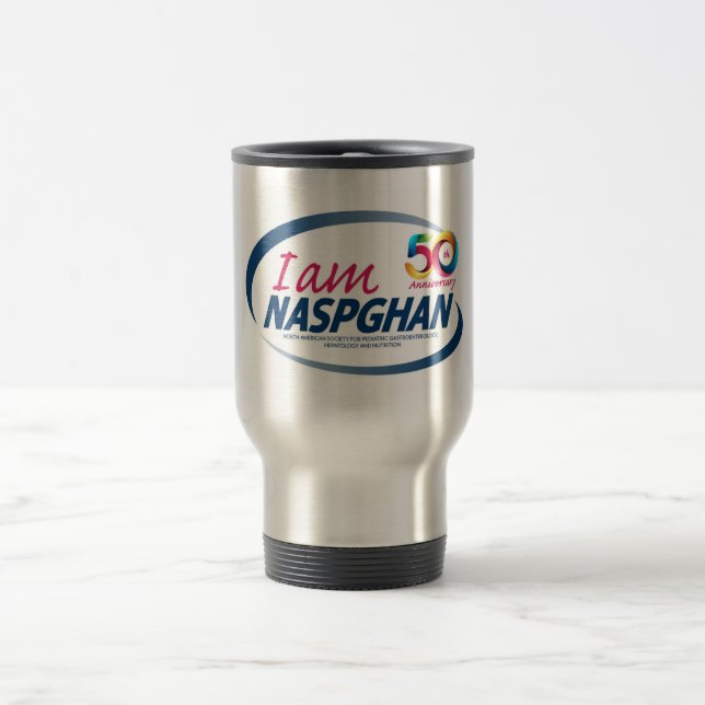 Ich bin NASPGHAN Travel Mug Reisebecher (Mittel)