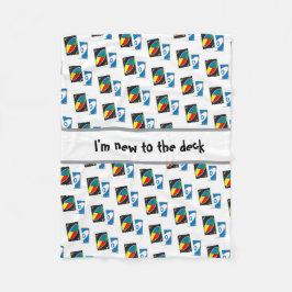 Ich bin neu am Deck | Funny Baby Halloween Costume Fleecedecke