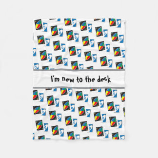 Ich bin neu am Deck | Funny Baby Halloween Costume Fleecedecke