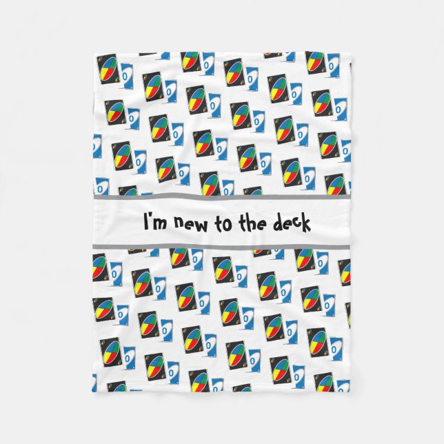 Ich bin neu am Deck | Funny Baby Halloween Costume Fleecedecke (Vorderseite)