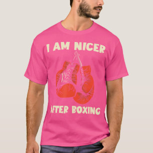 Ich bin Nicer Boxing Kickboxer Mixed Martial Arts T-Shirt