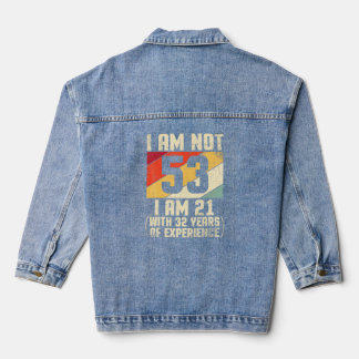 Ich bin nicht 53 Jahre alt bin ich 21 mit 44 Jahre Jeansjacke