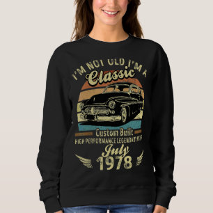 Ich bin nicht alt, ich bin ein Klassiker Geboren i Sweatshirt