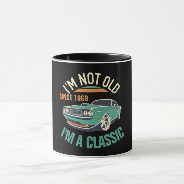 Ich bin nicht alt, ich bin ein klassischer Jahrgan Tasse (Zentrum)