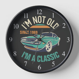 Ich bin nicht alt, ich bin ein klassisches Oldtime Uhr