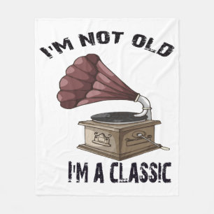 Ich bin nicht alt, ich bin klassisch fleecedecke