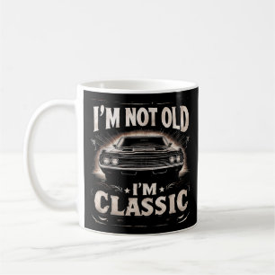 Ich bin nicht alt, ich bin klassische Retro Vintag Kaffeetasse