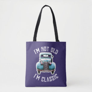 Ich bin nicht alt, ich bin klassischer Autos-Grafi Tasche