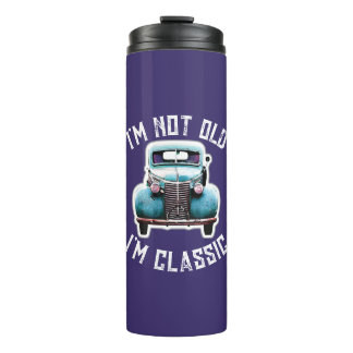 Ich bin nicht alt, ich bin klassischer Autos-Grafi Thermosbecher