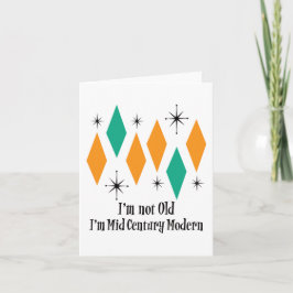 Ich bin nicht alt, ich bin mittelalterliche modern karte