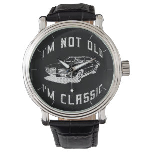 Ich bin nicht alt, ich bin schwarz armbanduhr