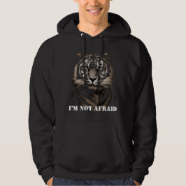 Ich bin nicht ängstlichtigergesicht hoodie