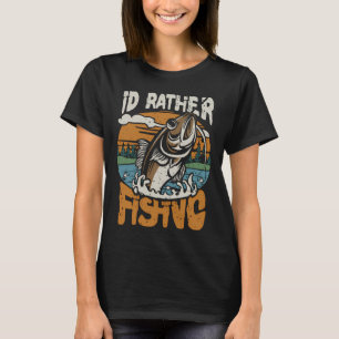 Ich bin nicht asozial, ich fische lieber als zu re T-Shirt