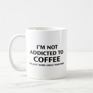 Ich bin nicht auf Kaffee verzichtet. Wir arbeiten Kaffeetasse