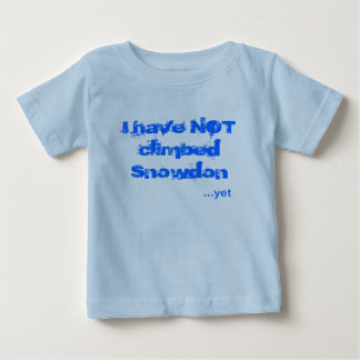 Ich bin nicht auf Snowdon geklettert Baby T-shirt