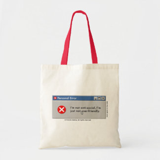 Ich bin nicht benutzerfreundliche Tasche! Tragetasche