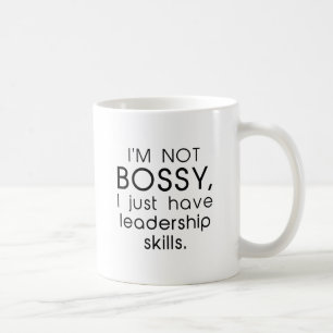 Ich bin nicht Bossy Kaffeetasse
