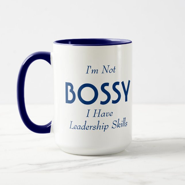 Ich bin nicht BOSSY Tasse (Links)